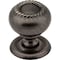 Jeffrey Alexander 1-1/4" Diameter Brushed Black Nickel Rope Rhodes Cabinet Knob S6060BNB - alternate 1